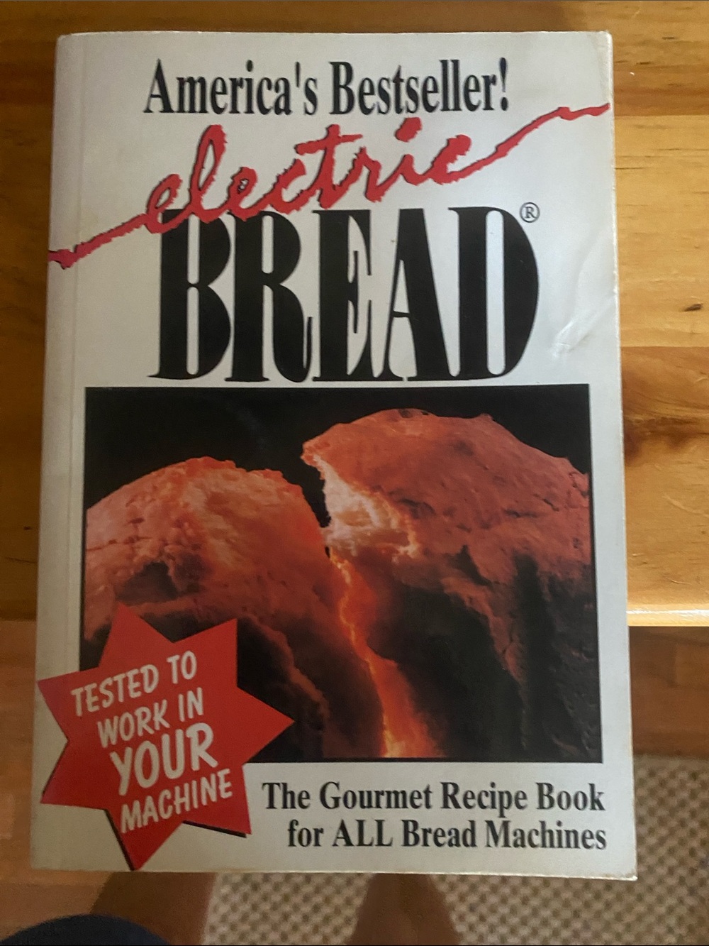 Electric Bread Gourmet Recipe Book - White/Red Cover